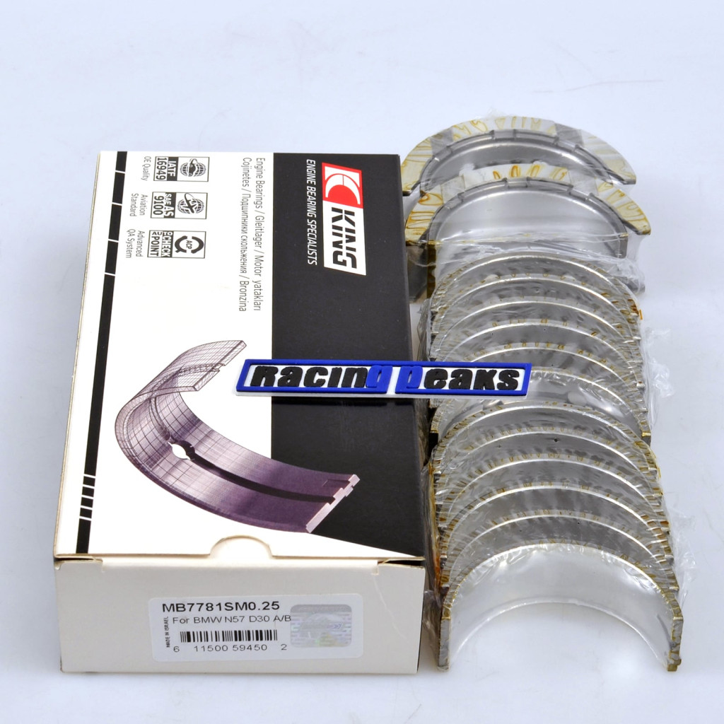 Main bearings fits BMW N57D30 325d 330d 335d 430d 435d 530d 535d X5 X6 30d
