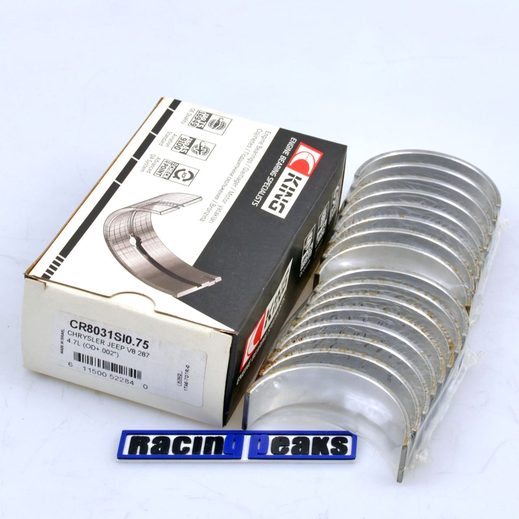 Rod bearings O/S +.002 fits Dodge Dakota Durango RAM 4.7 1998-13 EVA EVC