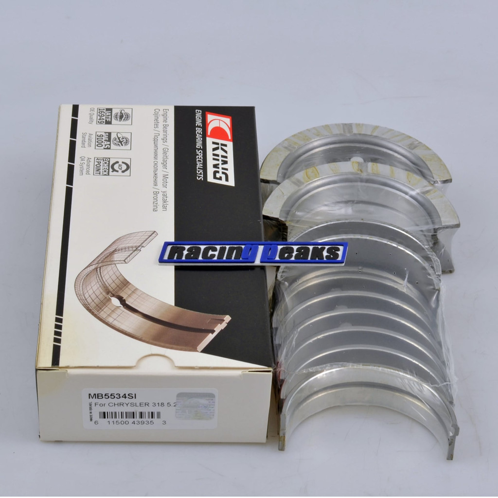 Main bearings fits Dodge Dakota Ram Durango 5.2 Magnum 1992-03 LA 318 V8