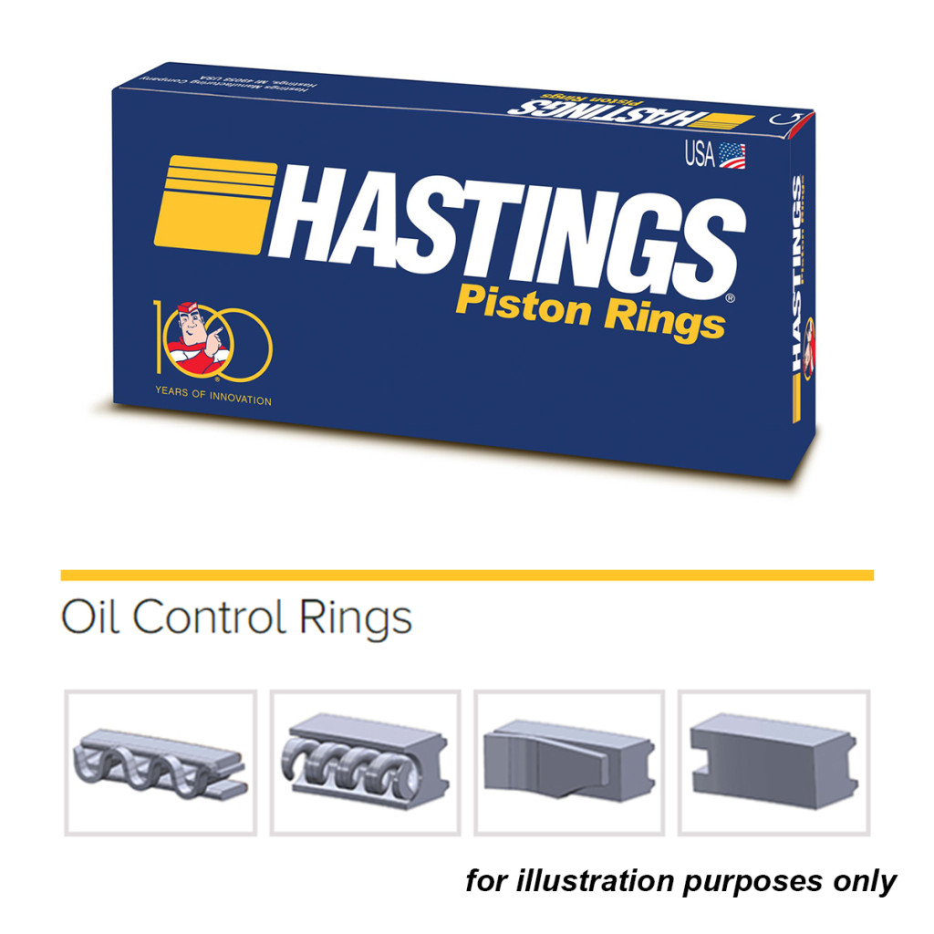 Hastings 2C4087 piston rings x4 fits Nissan 1.6L QG16DE 76.00 STD