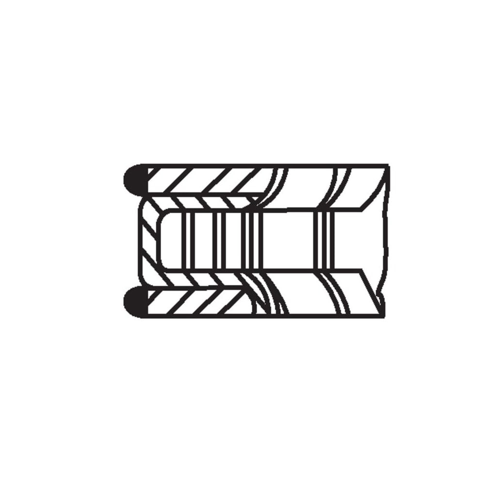 MAHLE piston rings x4 fits VW Audi Golf Passat Tiguan A1 A3 1.4 1.6 TSI TFSi FSi