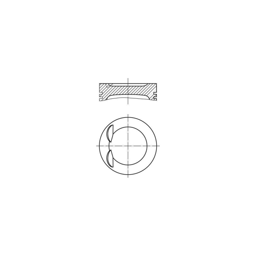 MAHLE piston 83.00 x1 fits VW Audi A3 A4 TT Golf Jetta Tiguan 2.0TFSi CCTA CCZA