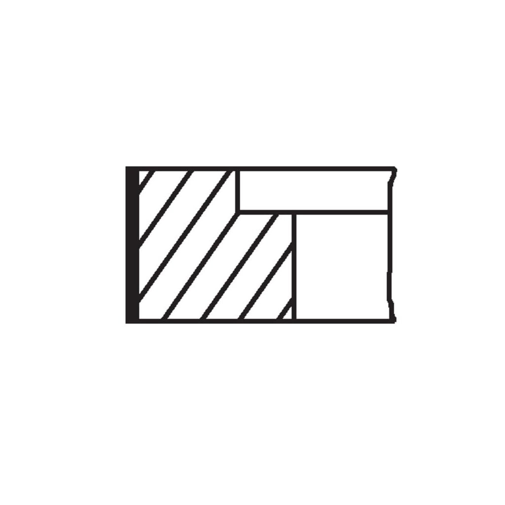 MAHLE piston rings x6 fits VW Transporter T4 T5 LT28-35 Crafter 2.5TDI 10v