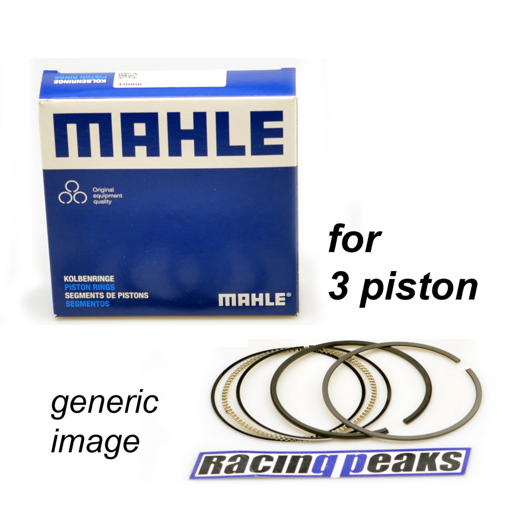 MAHLE piston rings x3 VW Golf Lupo Polo Fox Ibiza Fabia 1.2L 6v 12v EA111 76.50