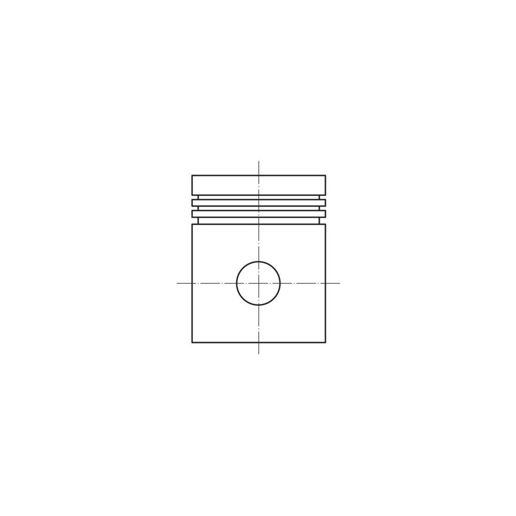 MAHLE piston 89.29 x1 fits Volvo B20A B20B B20E 140 240 2.0 1969-1974