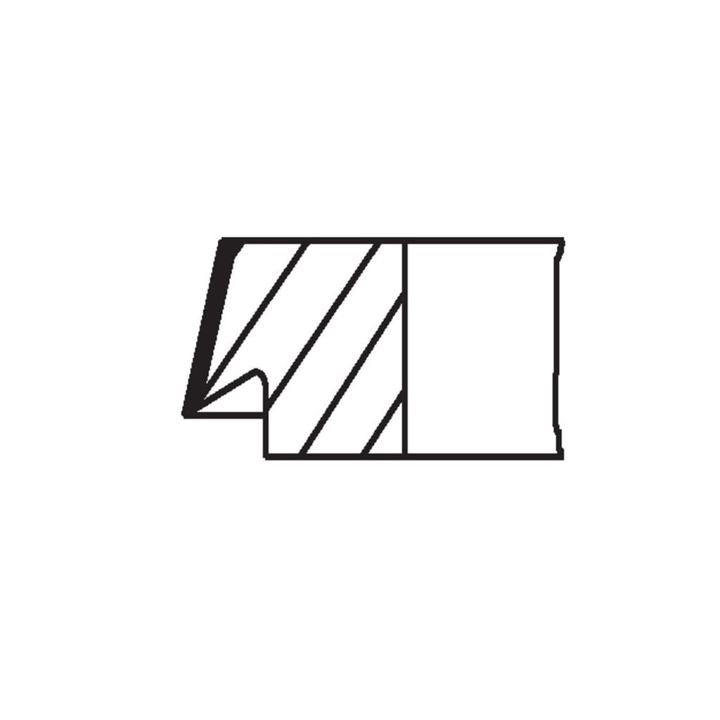 MAHLE piston rings x4 Ford Fiesta Focus Cmax 1.6TDCi Volvo C30 V40 V50 S60 1.6D