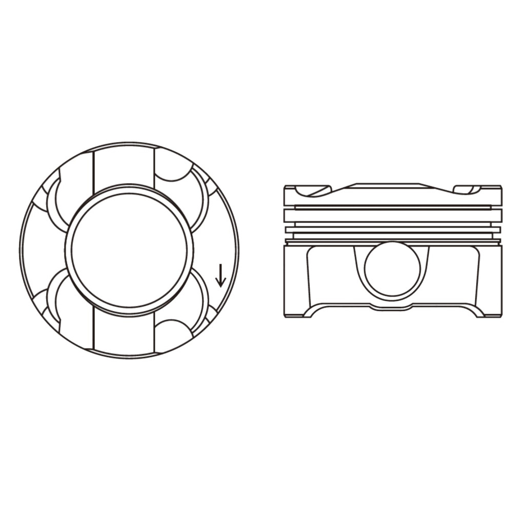 Piston set fits BMW 135i 335i 435i 535i Z4 X5 X6 Drive35i N54B30 N55B30 2009-