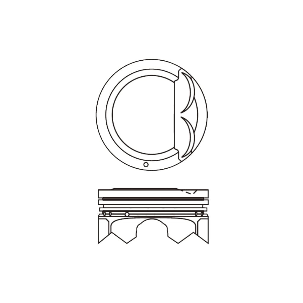 Piston set fits Hyundai Accent Getz i20 ix20 i30 Ceed Rio 1.4 MPi 16v G4FA 2007-