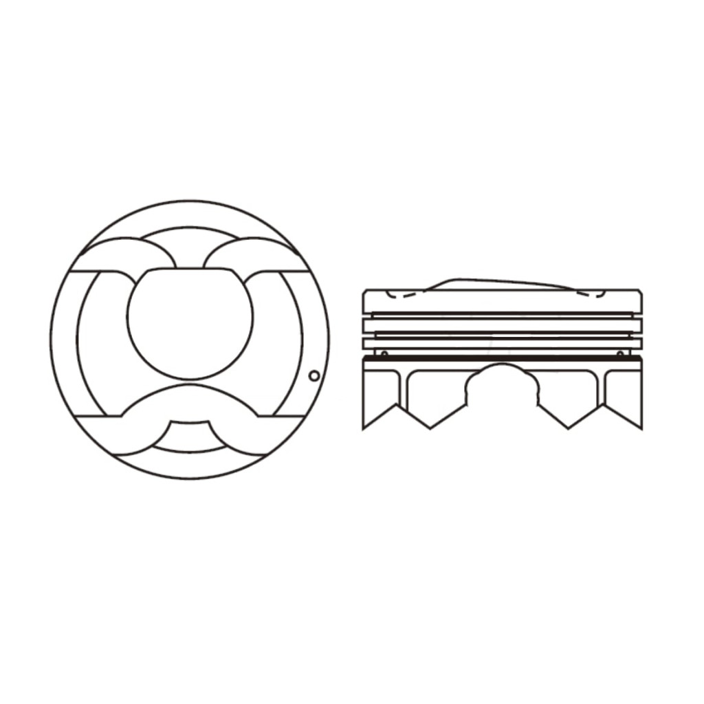 Piston set fits Hyundai Tucson i30 i40 ix35 Kona Veloster 1.6GDI T-GDI G4FD G4FJ