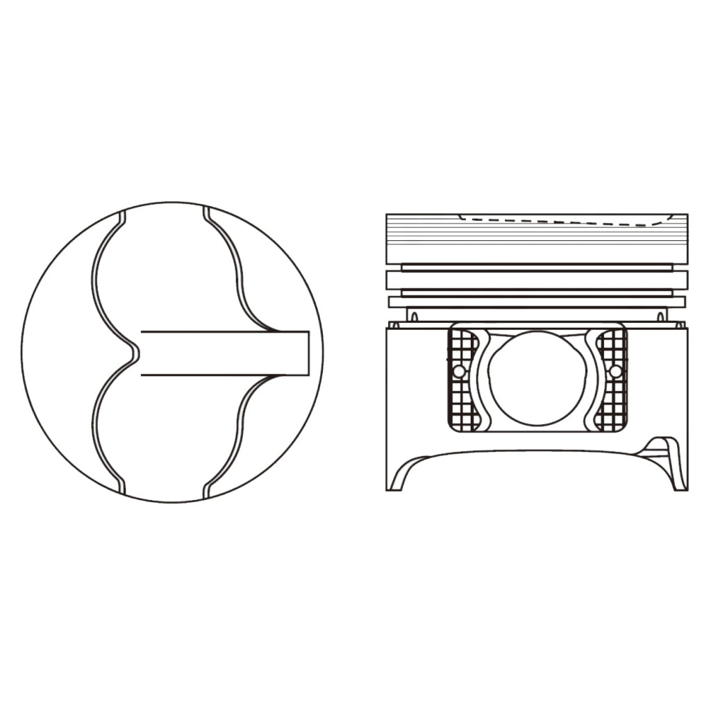 Piston set fits Nissan Patrol GR Y60 2.8 TD 1987-1998 RD28T