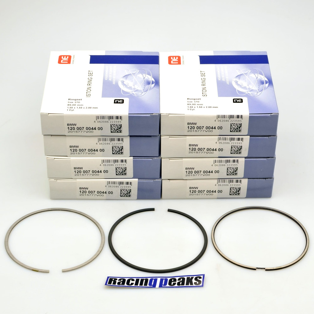 Piston rings x8 fits BMW N63B44A S63B44 550i 650i 750i X5 X6 50i 89.25 +0.25
