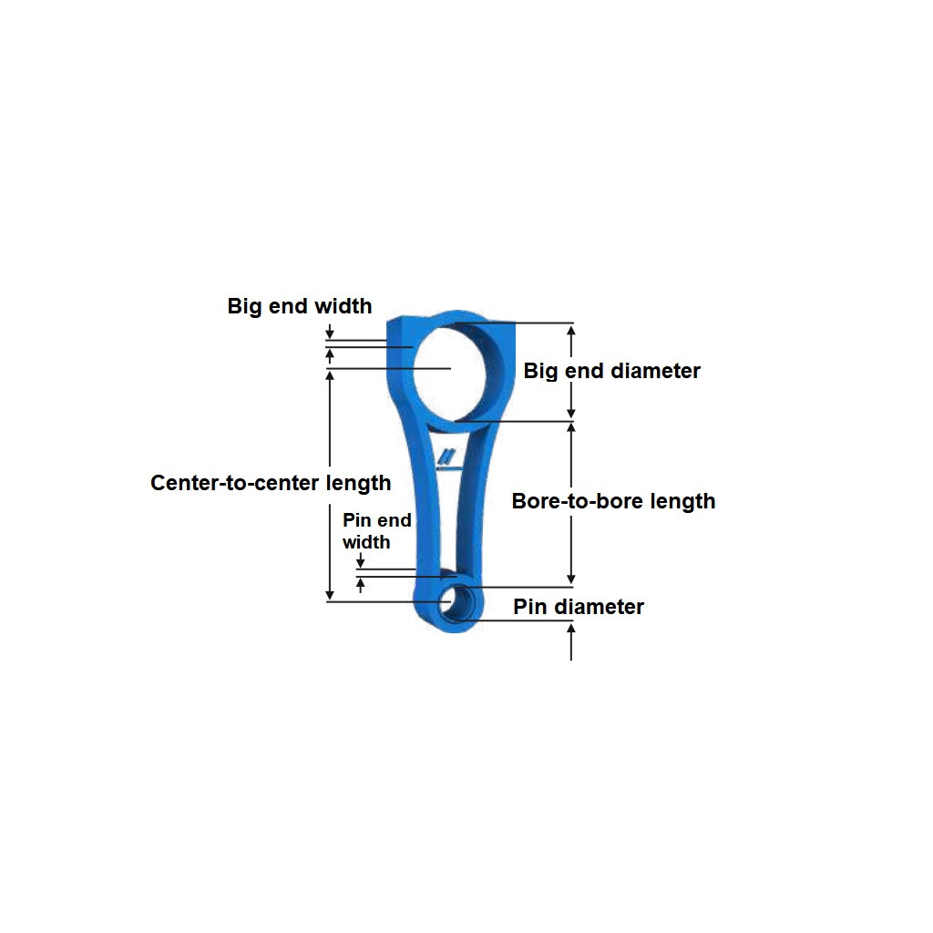 Connecting rod fits VW Golf Caddy Passat T5 T6 Amarok Crafter 2.0TDi 16v 2003-