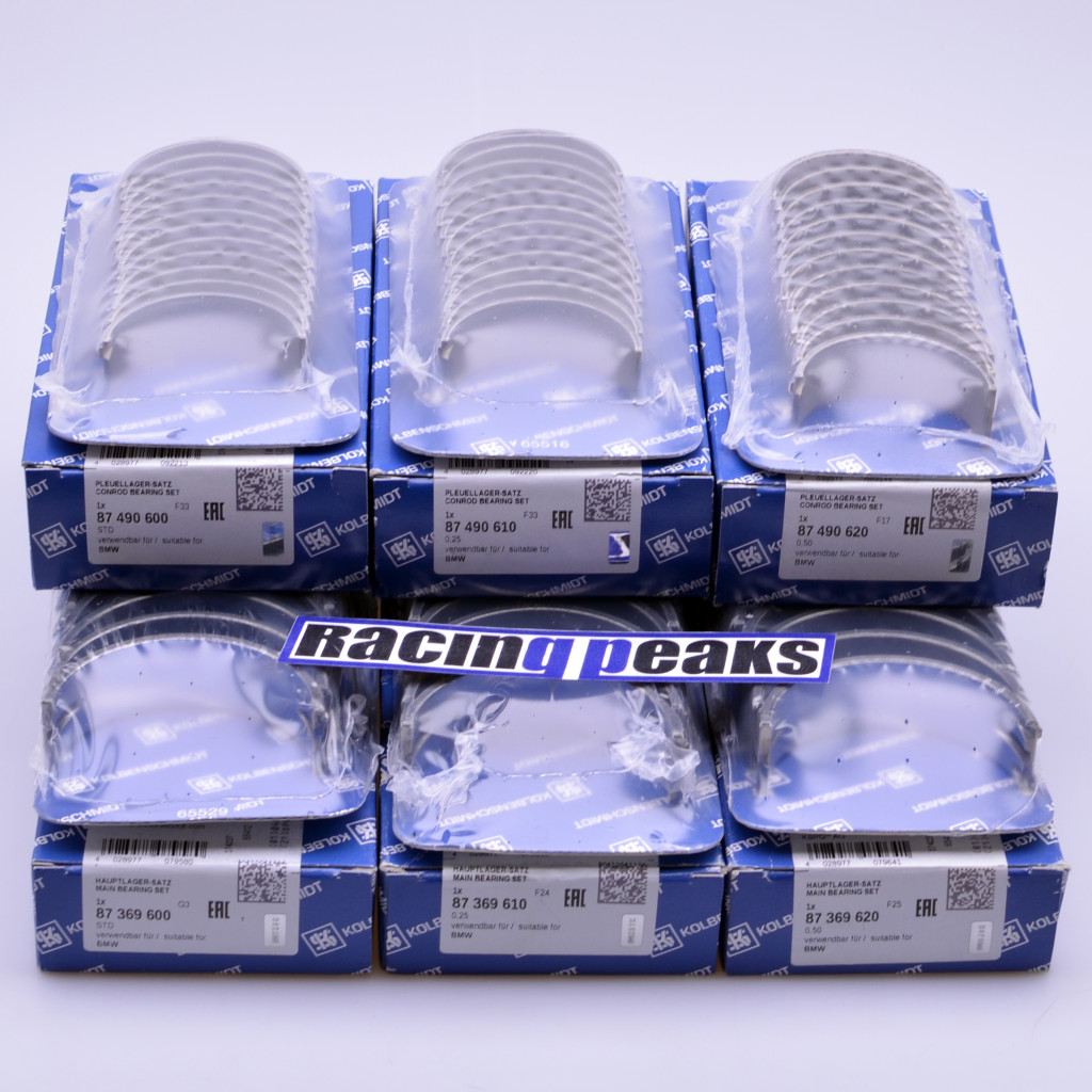 BMW M54 M52 M50 M20 S50B30US S52B32US main & con rod bearings 87369600 8749 0
