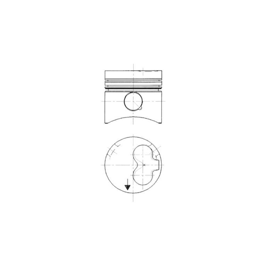 KS piston 77.50 fits VW Golf Jetta T3 Transporter 1.6TD 2.4TD Volvo D24T