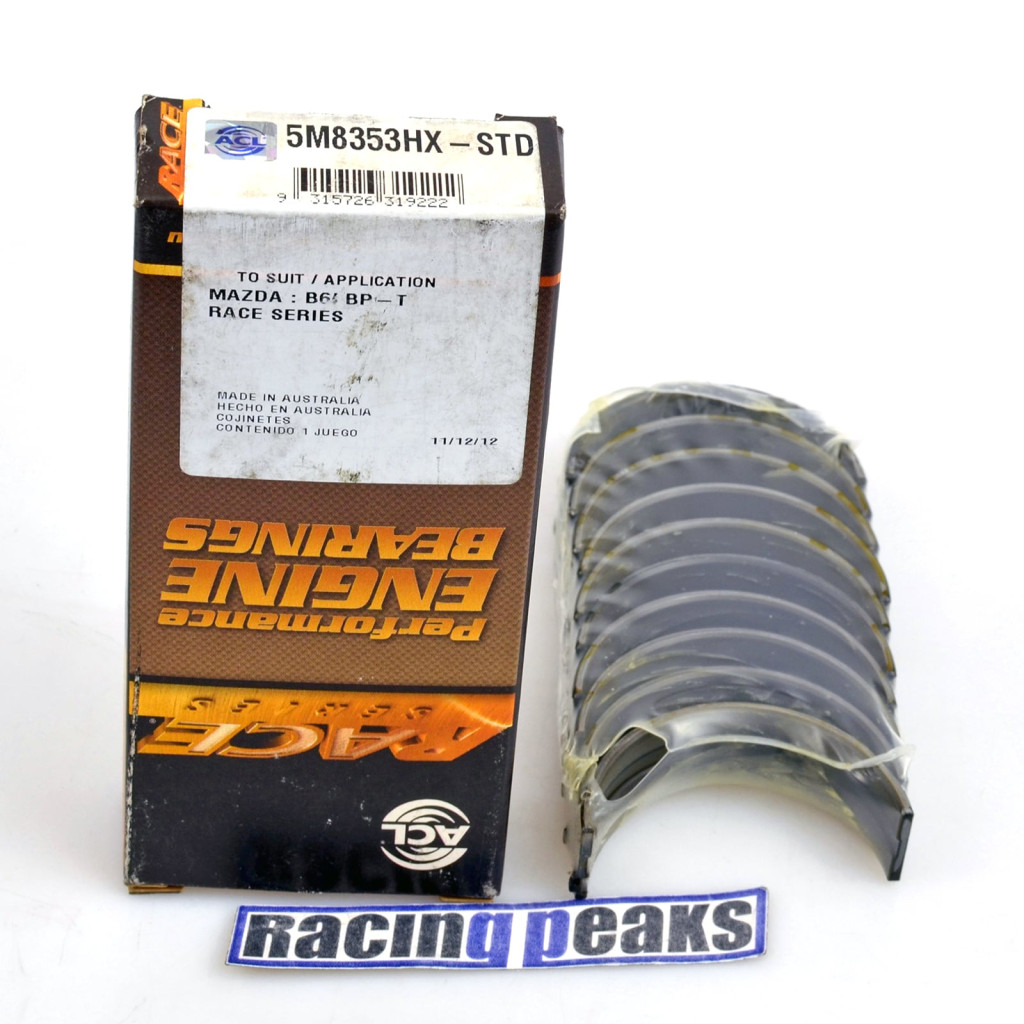 ACL Race 5M8353HX main bearings fits Mazda Miata Mx5 1.6 1.8 B6ZE BPZE B6T 16v