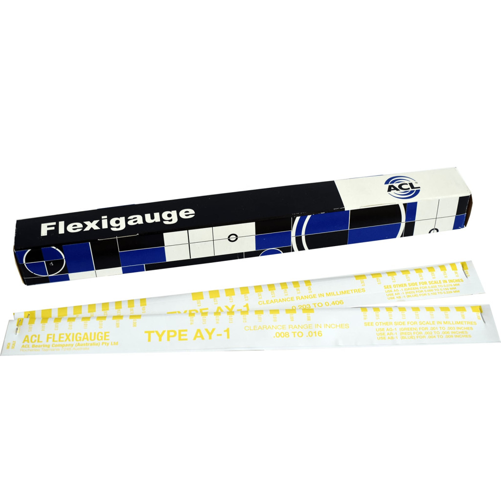 ACL AY-1 flexigauge plain bearings measuring tape .008-.016in 0.203-0.406mm