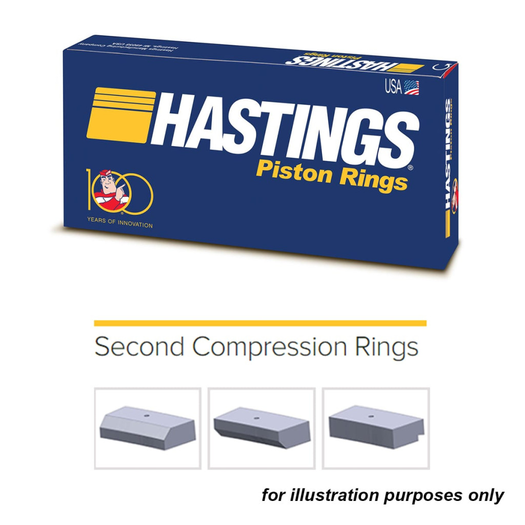 Hastings 2M5379 piston rings x8 fits Dodge ESH ESG Chrysler Jeep Hemi 6.4 SRT8