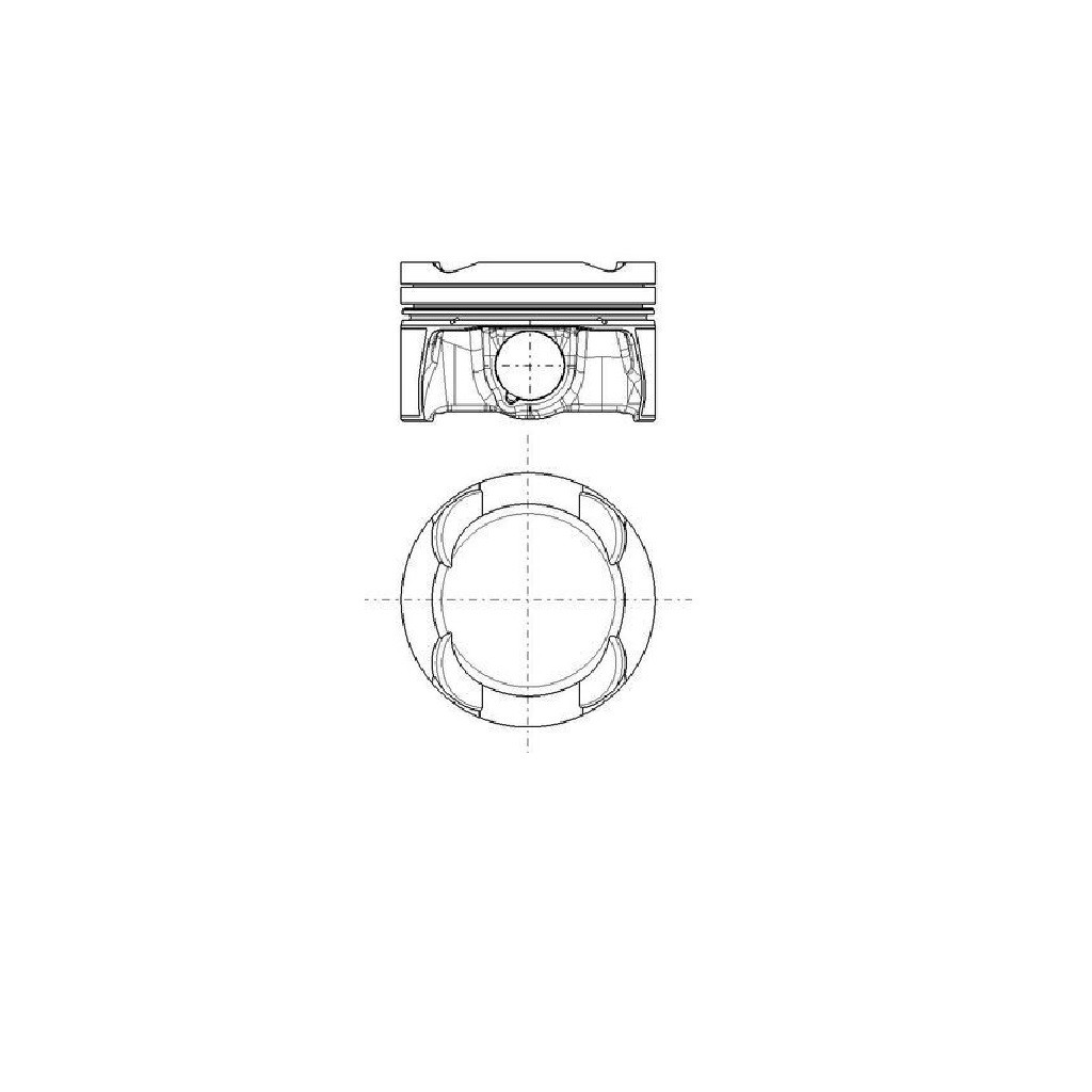 Mahle piston 8 0 fits MINI JCW 2.0 F54 F56 F57 F60 2015-2021 B48A20B