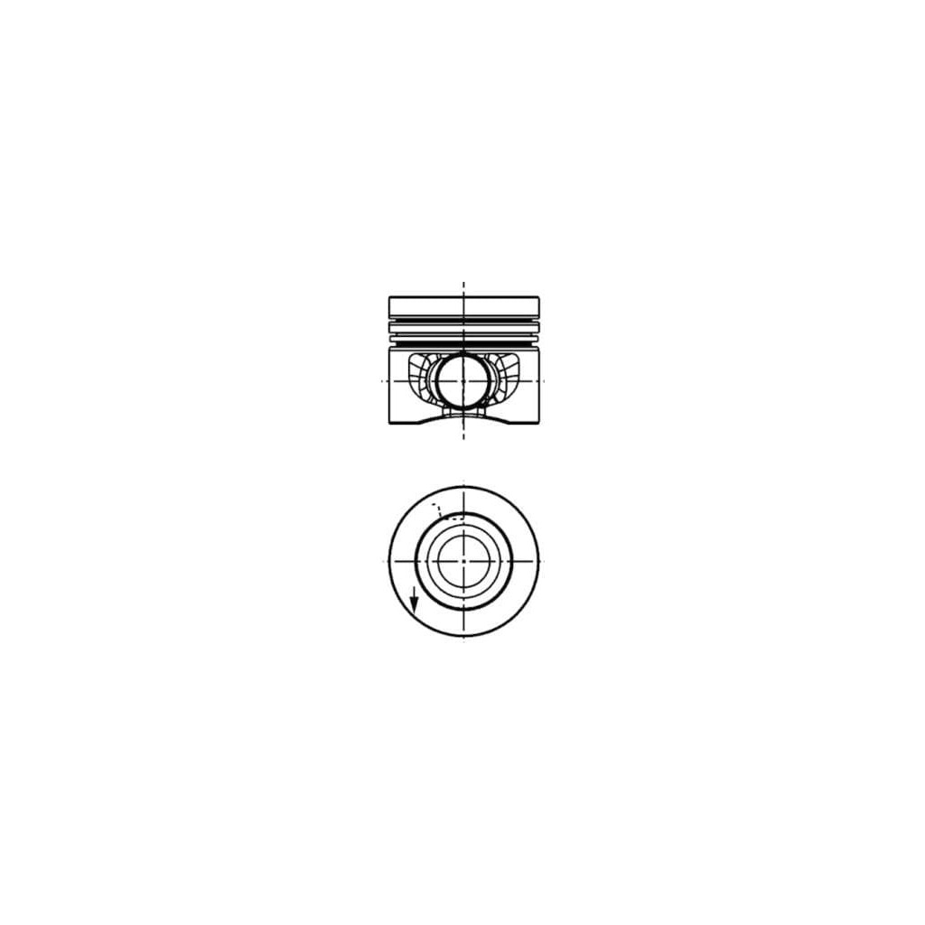 KS piston 8 0 fits VW Audi A4 A5 A6 Q5 Amarok Golf Jetta Passat 2.0TDi 16v
