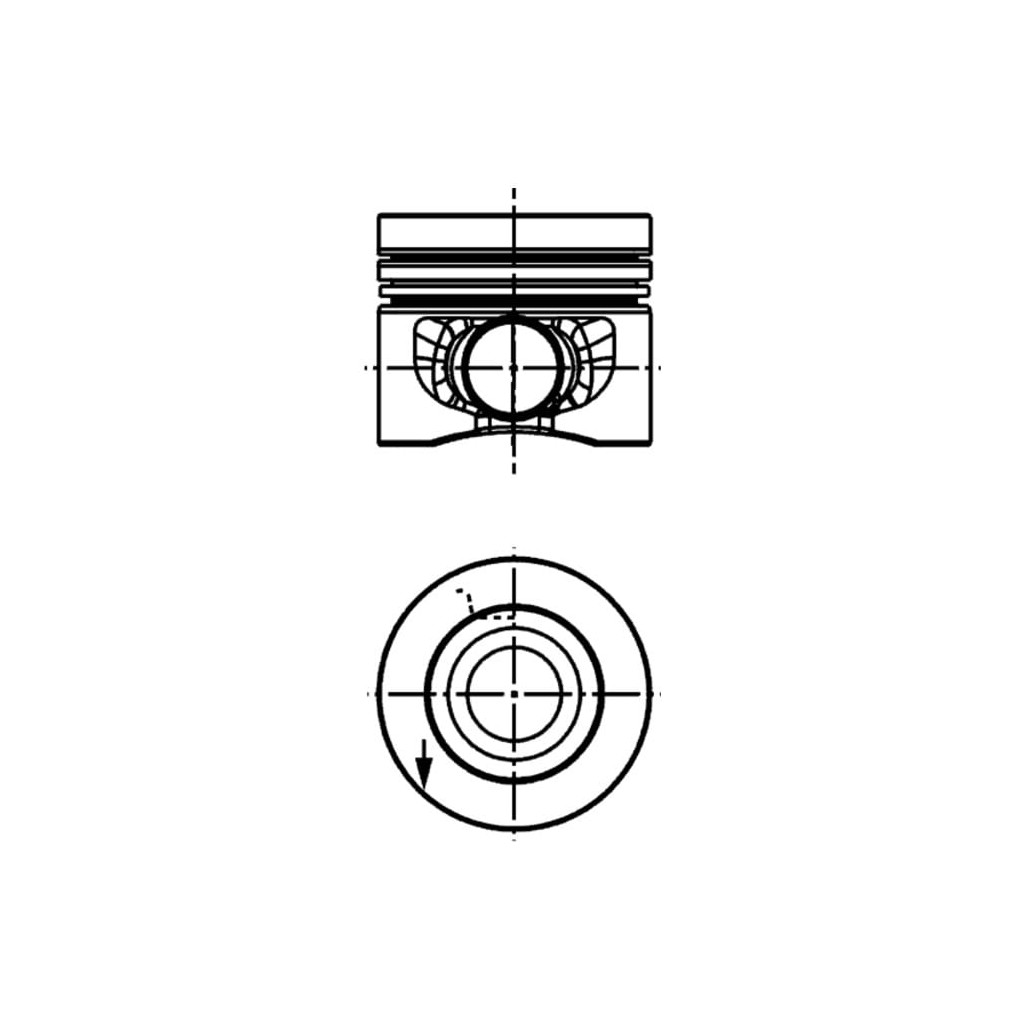 KS piston 81.00 fits VW Audi A3 A4 A5 A6 Q5 Transporter T5 2.0TDi 16v CAAC