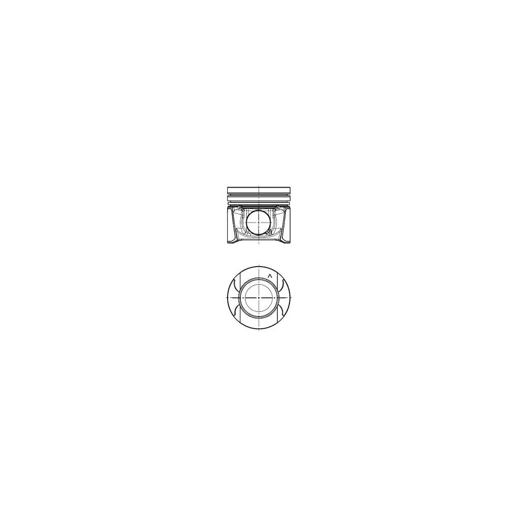 Kolbenschmidt piston 85.50 fits Renault Master Movano NV400 2.3dCi M9T