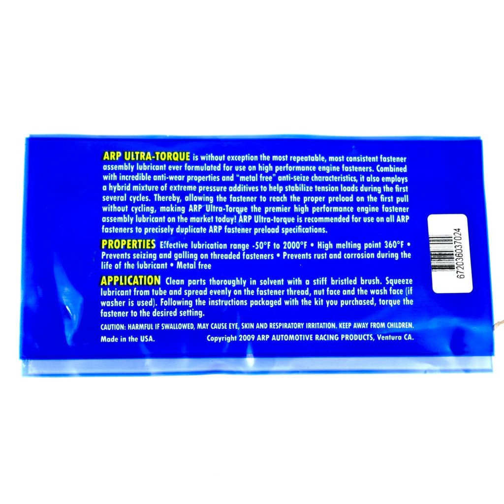 ARP Ultra Torque lube oz. 100-9908 Fastener Assembly Lubricant