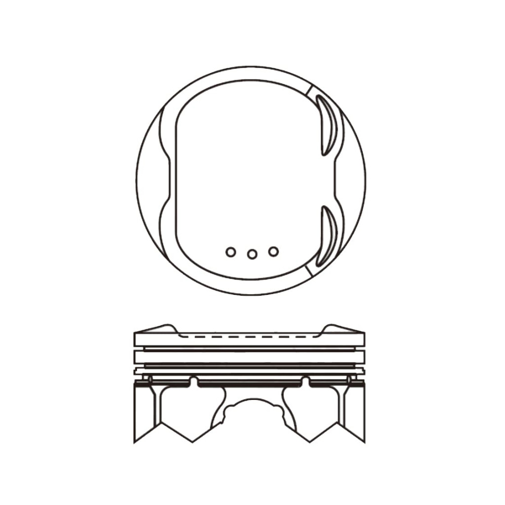 Piston set fits Nissan Qashqai X-Trail Sentra Serena 2.0 MR20DE 2006-