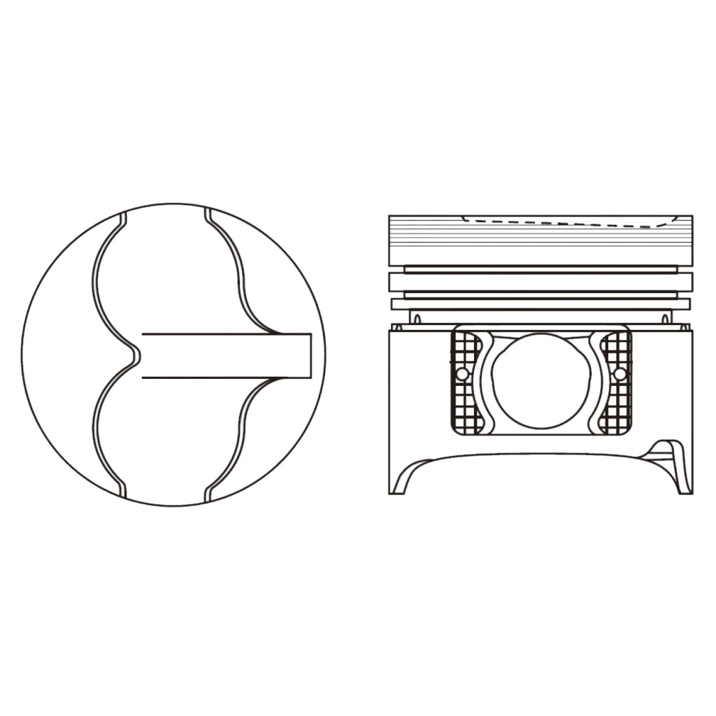 Piston set fits Nissan Patrol GR Y60 2.8 TD 1987-1998 RD28T
