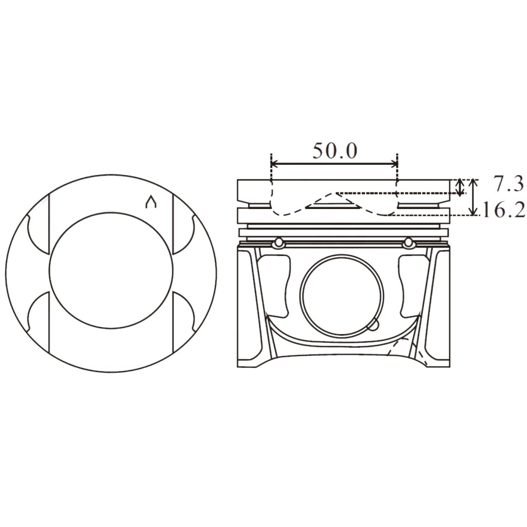 Piston set fits Renault Master Movano NV400 2.3 dCi 2010- M9T