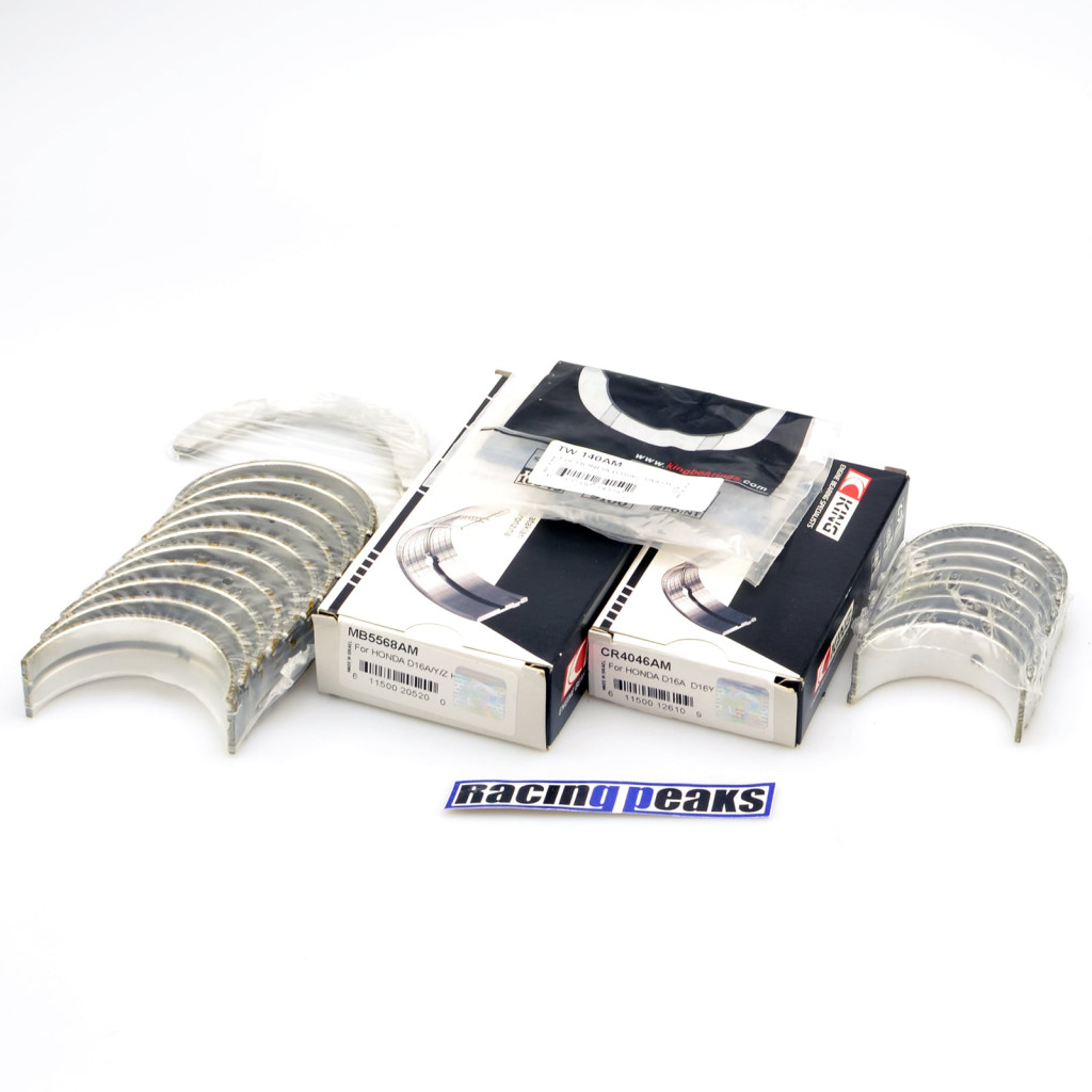 Main rod bearings fits Honda Acura 1.6L D16A6 D16Y5 D16Y7 D16Y8 D16Z6 1986-2000