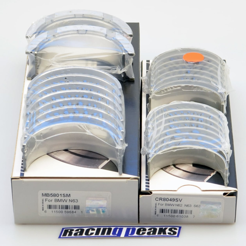 BMW M5 M6 550i 650i X5 50i N63B44 S63B44 05/2005-03/2011 rod & main bearings set
