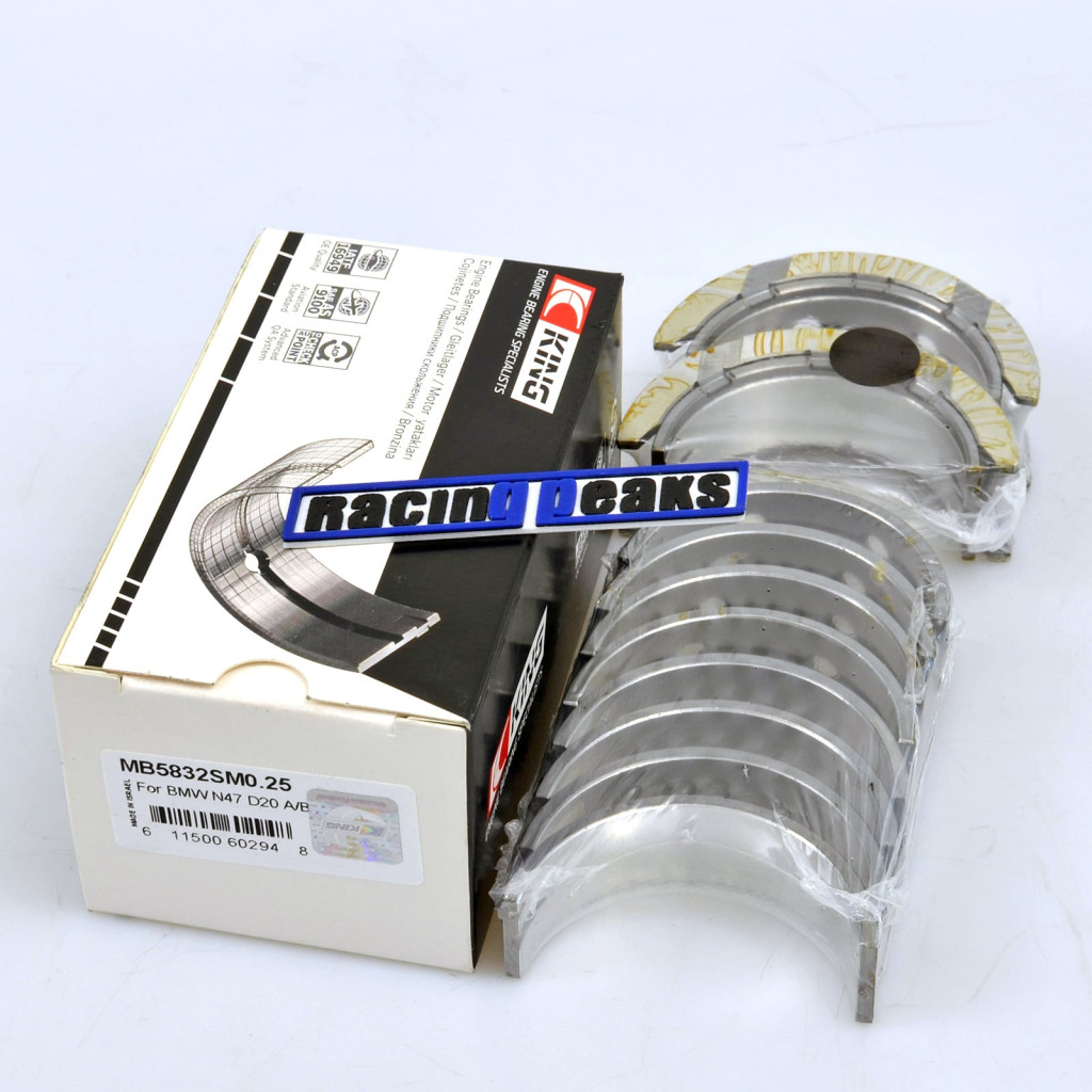 Oversize main bearings fits BMW N47D20 320d 325d 520d 525d X1 X3 20d