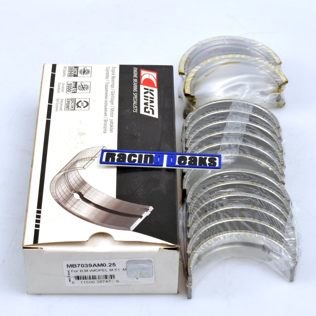 Main bearings fits BMW M20 M50 M52 M54 S54B32 325i 328i 330i 528i Z3 2.8 3.0