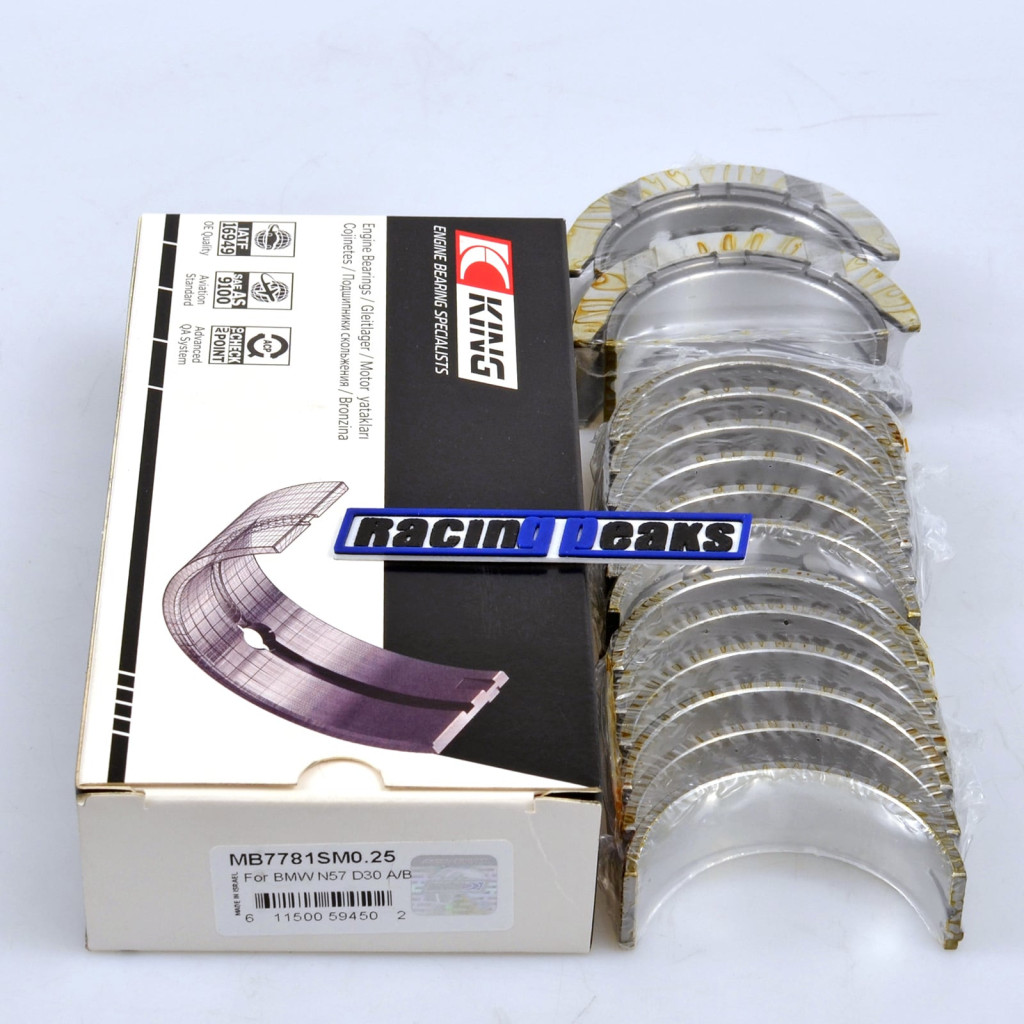 Main bearings fits BMW N57D30 325d 330d 335d 430d 435d 530d 535d X5 X6 30d
