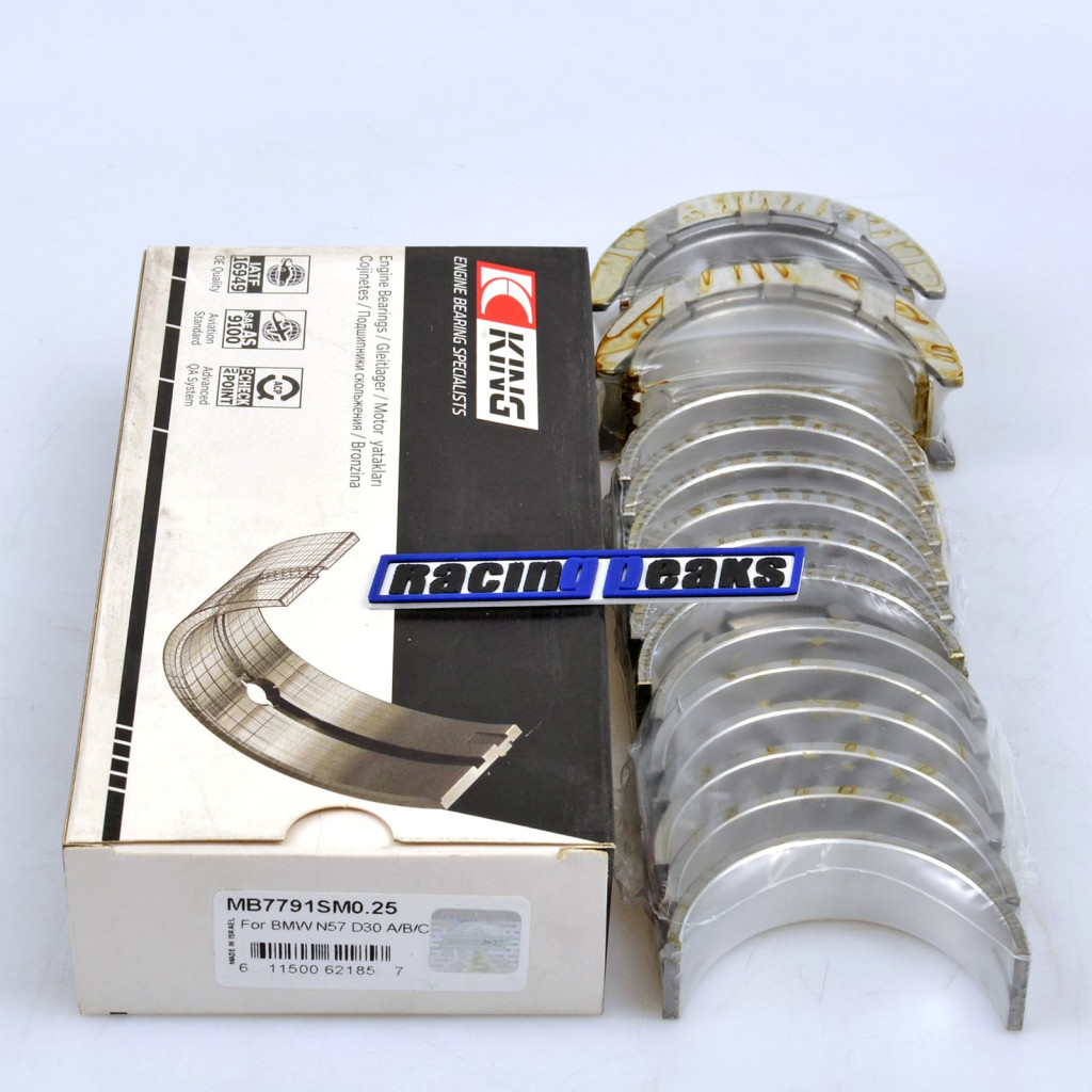 Oversize main bearings fits BMW N57D30 330d 335d 530d 535d X5 X6 30d