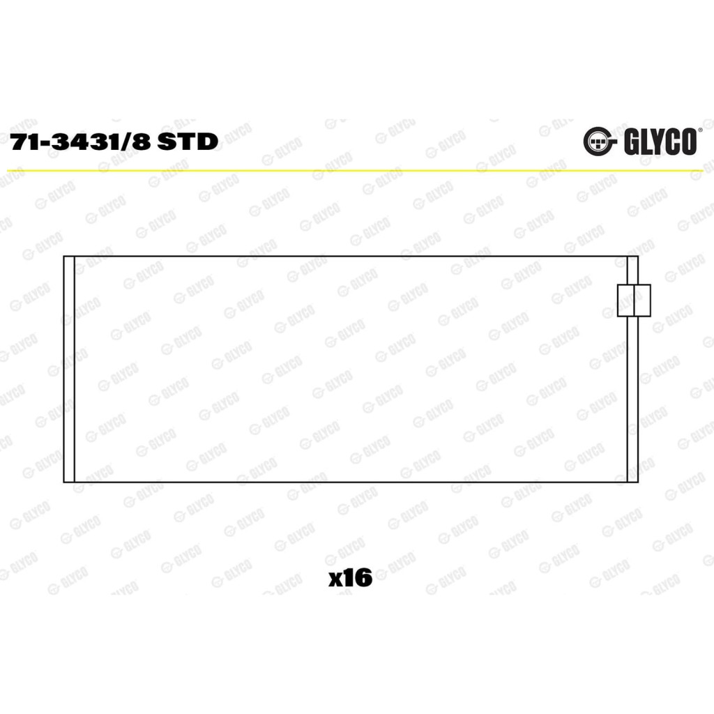 Rod bearings fits Porsche 928 4.5 4.7 S 5.0 5.4 GTS 1977-1995 M28.xx v8