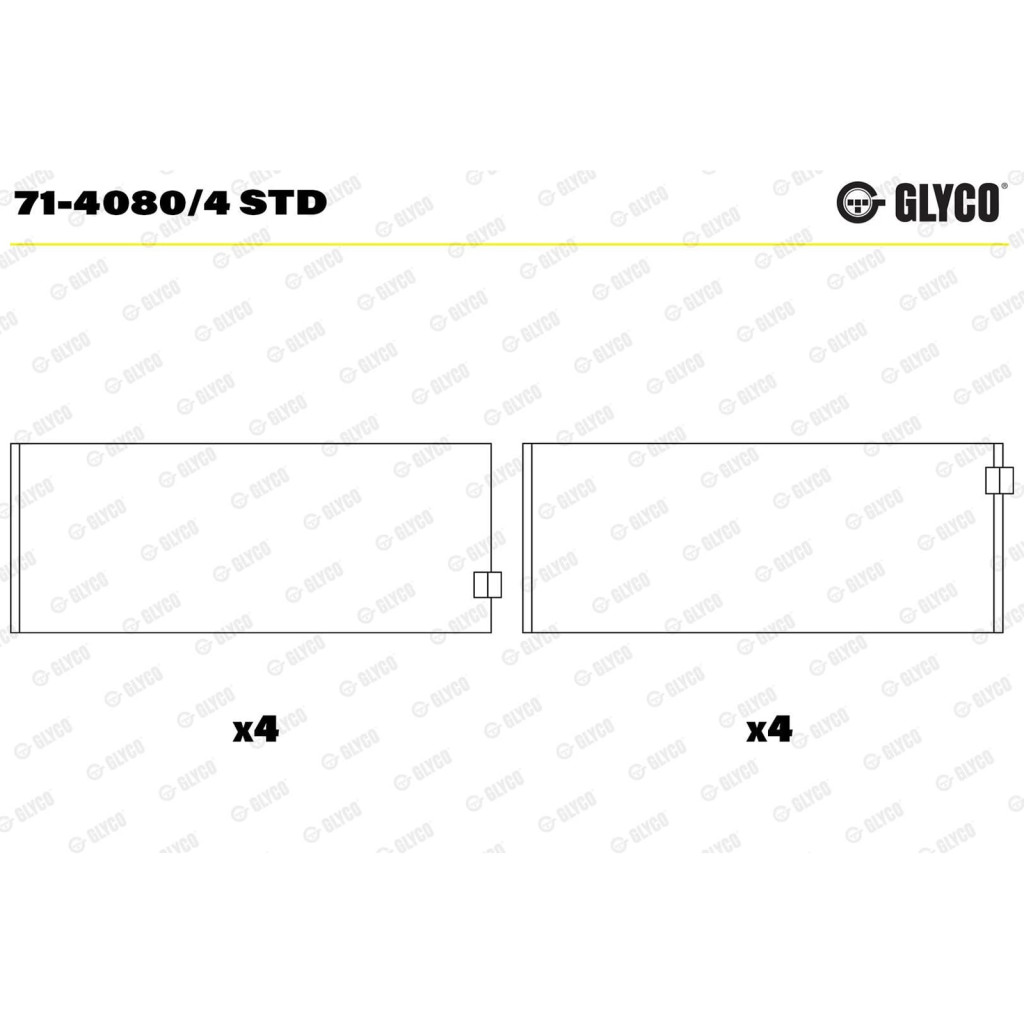 Rod bearings fits FIAT Ducato Iveco Daily 2.3d 2001- F1AE F1AG