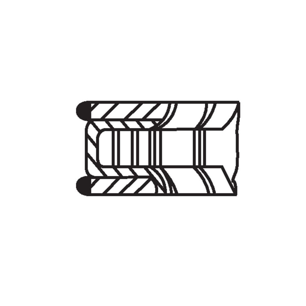 Mahle piston rings x8 fits Mercedes C-E-G-GLC-GLE-GLS-S-GT 63 AMG M177 M178 2014-