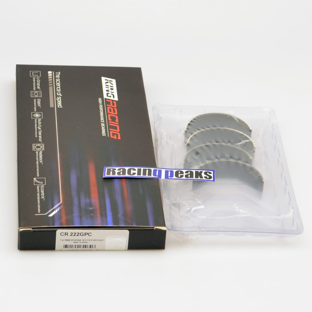 KING Racing CR222GPC coated rod bearing pair fits BMW N54B30 N55B30 S55B30 N20B20