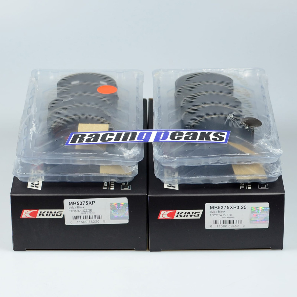 King Racing MB5375XP main bearings fits Toyota 1.8L 16v 2ZZGE 1ZZFE
