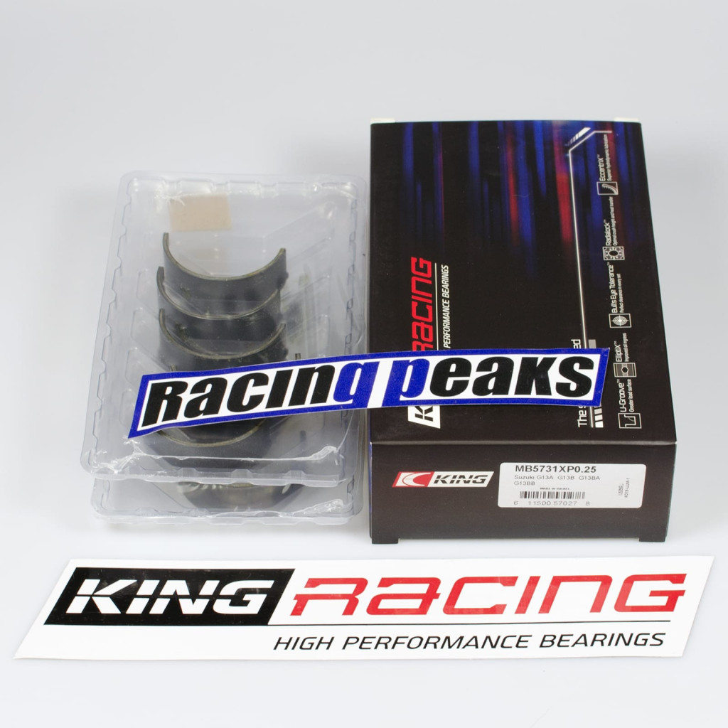 King Racing MB5731XP main bearings fits Suzuki 1.3L G13A G13B G13BA G13BB