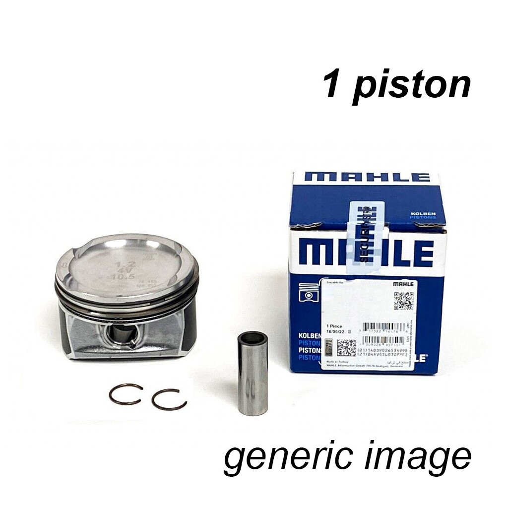 MAHLE Piston 77.00 x1 fits VW Audi A3 Golf Jetta Passat Tiguan 1.4TSI CAXA