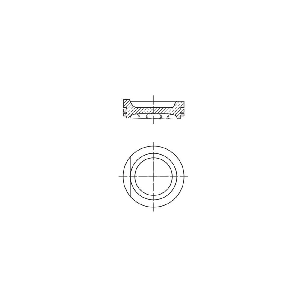 MAHLE Piston 81.50 x1 fits VW Corrado Golf 1.8 GTI G60