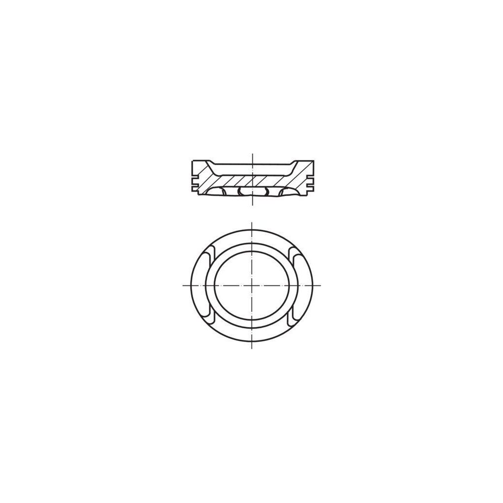 MAHLE Piston 83.00 x1 fits VW Golf IV Bora New Beetle Octavia 2.0 8v AEG APK AQY