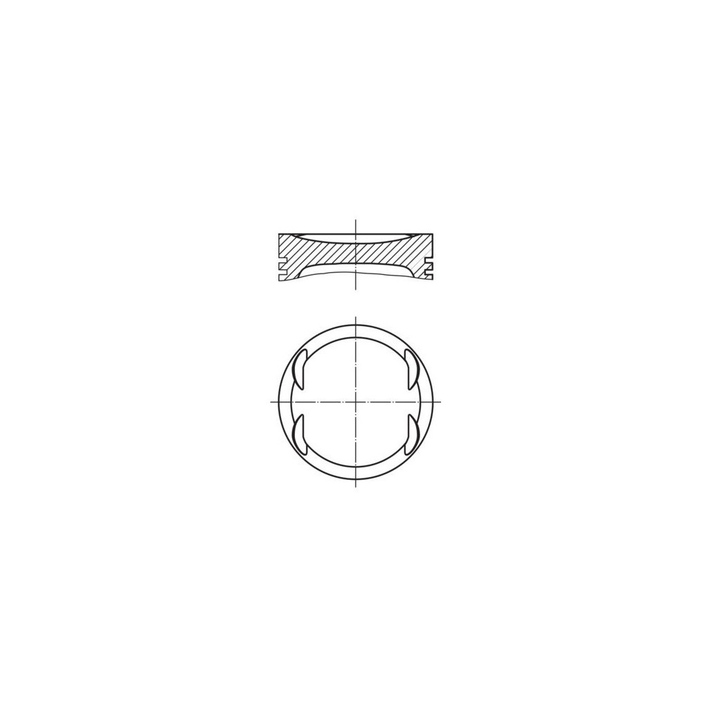 MAHLE Piston 86.60 x1 fits Citroen Peugeot 306 Xsara ZX 2.0 16v S16 RFS XU10J4RS