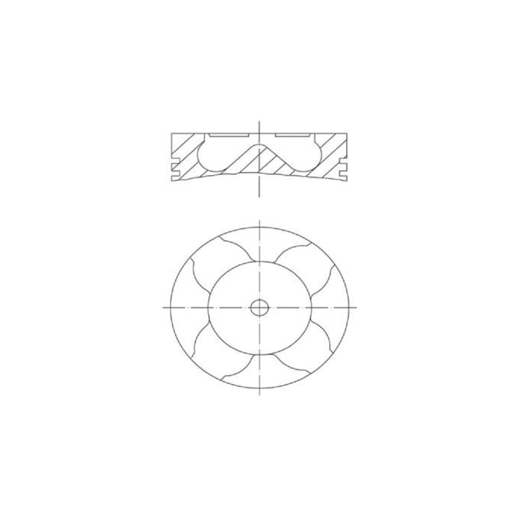 MAHLE Piston 84.00 fits BMW M57D30 330d 530d X3 X 3.0d 306D3 -06/2006