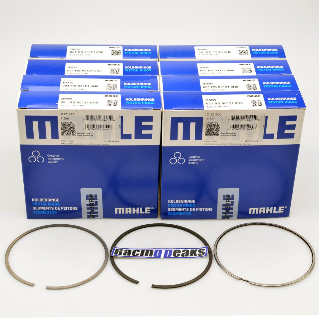 MAHLE Piston rings x8 fits BMW S63B44 N63B44B N63B44C 550i 650i 750i X5 50i 89.00