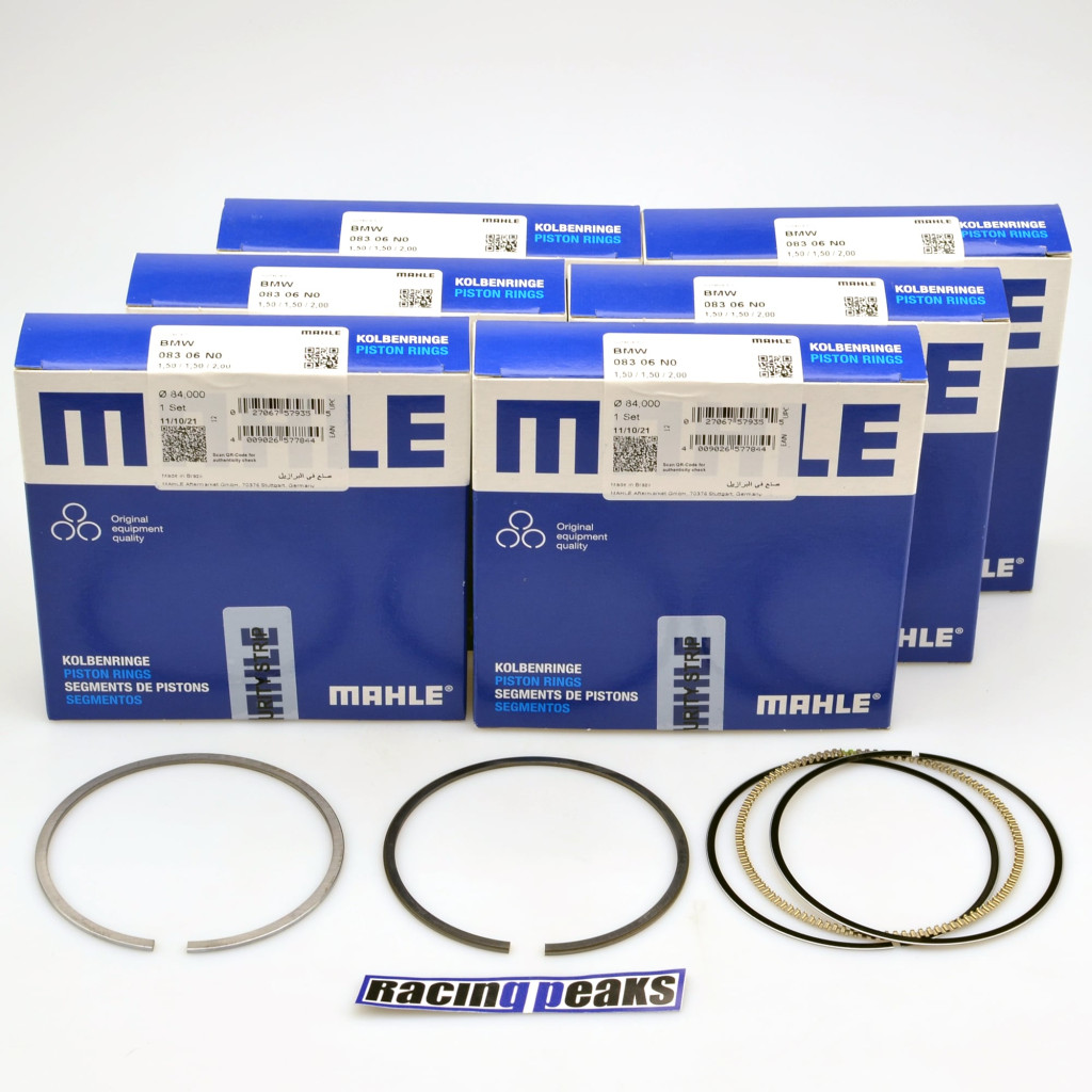 MAHLE Piston rings x6 fits BMW M50B25 M52B25 M52B28 E36 E46 323i 328i 2.5 2.8