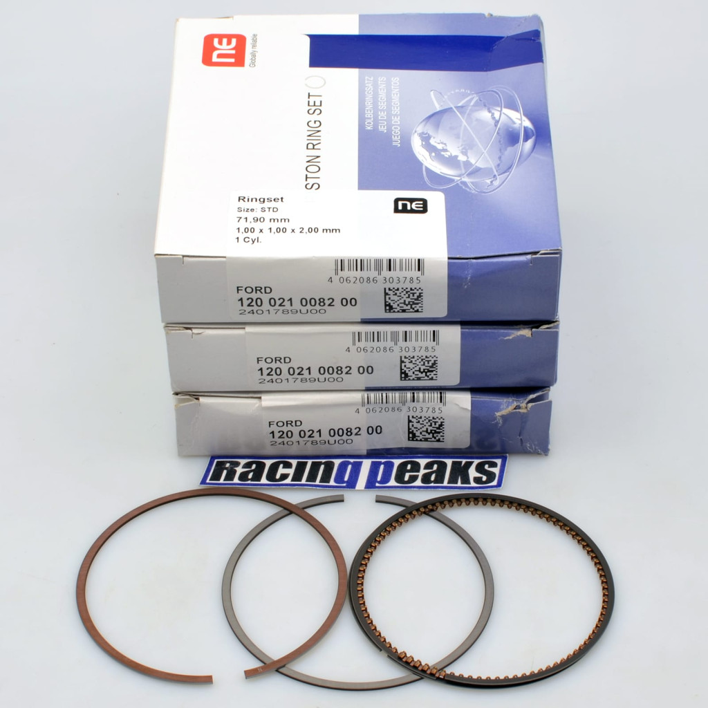 Piston rings x3 fits Ford Focus EcoSpoort Fiesta Puma 1.0 EcoBoost Gen2 2018-