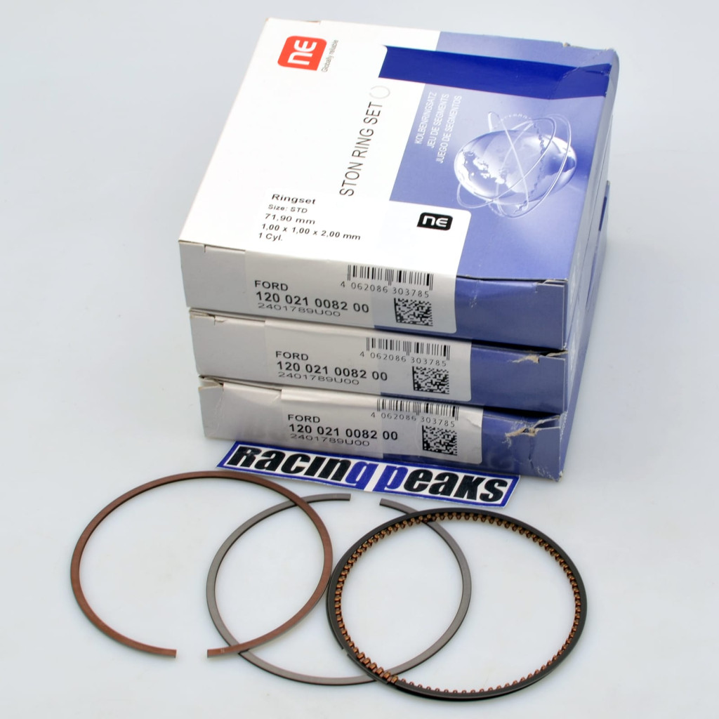 Piston rings x3 fits Ford Focus EcoSpoort Fiesta Puma 1.0 EcoBoost Gen2 2018-